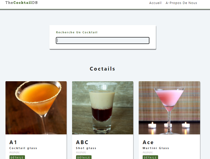 REACT - AJX - JSON API RESTAURANT