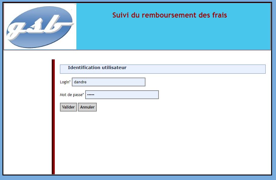 GSB1 - Gestion des fiches de frais